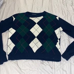 Brandy Melville argyle sweater
